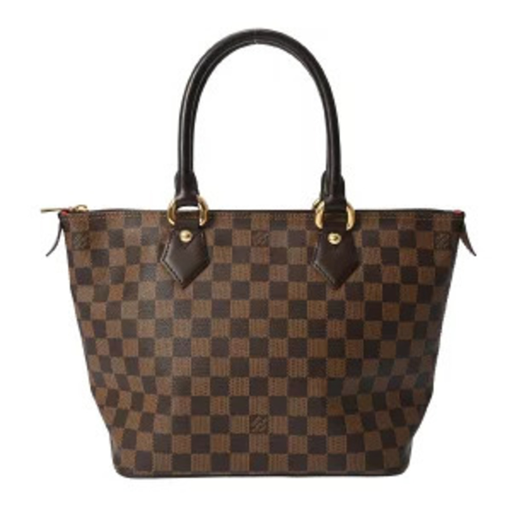 Louis Vuitton Damier Saleya Ebene Brown Canvas Tote Bag